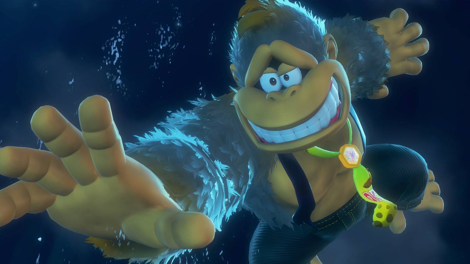 DK soaring in Donkey Kong Bananza