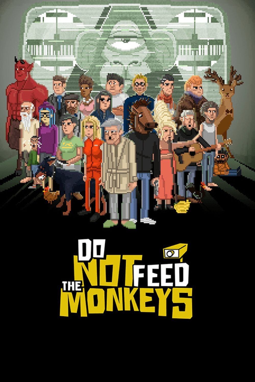 Do Not Feed The Monkeys video game cover art tag