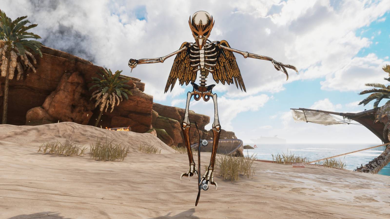 doing skillful tricks in Tony Hawk’s Pro Skater 3+4