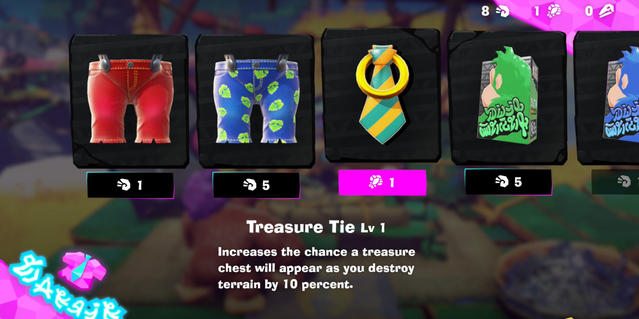 Donkey Kong Bananza Best Early DK Outfits Treasure Tie