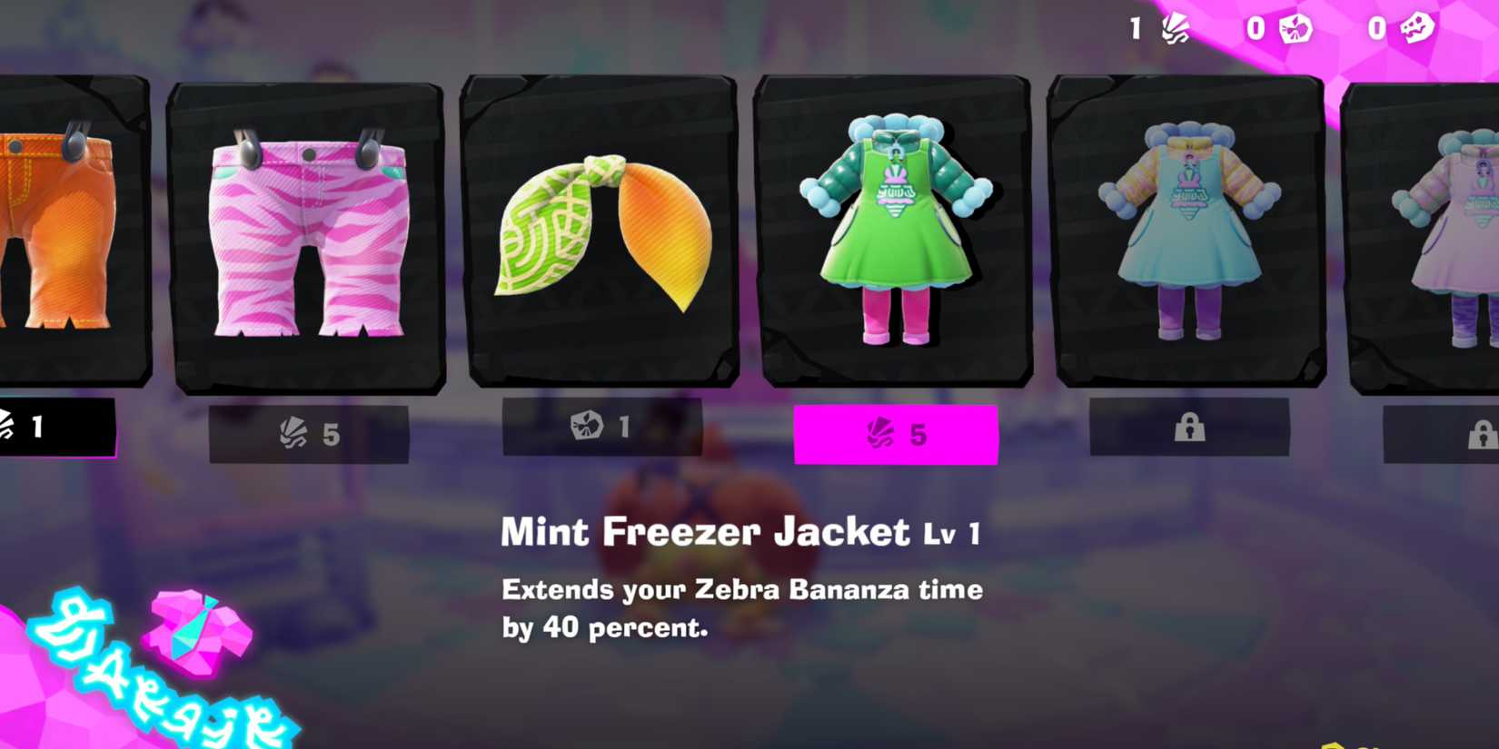 Donkey Kong Bananza Best Early Pauline Outfits Mint Freezer Jacket