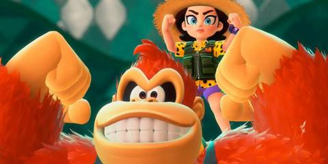 Donkey Kong Bananza DK and Pauline