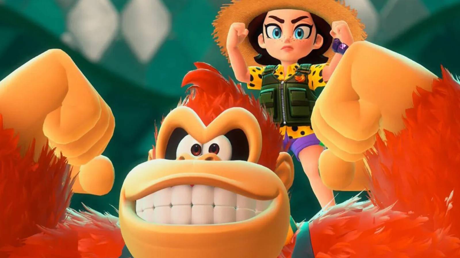 Donkey Kong Bananza DK and Pauline