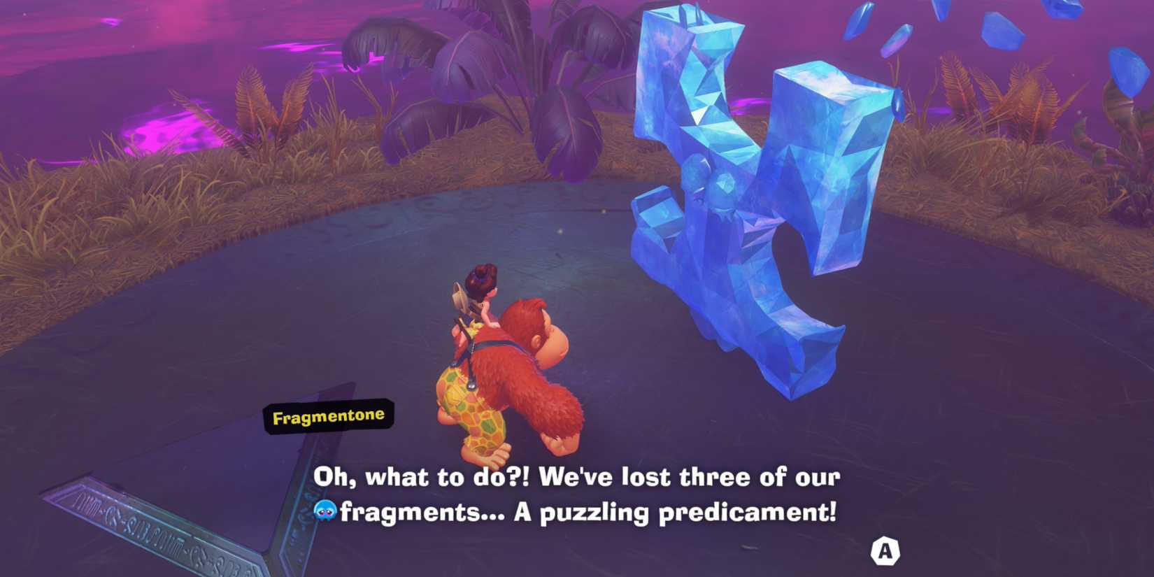 Donkey Kong Bananza Forest Fragmentone Banana Fragment Locations Map Quest Start