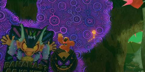 donkey kong bananza forest layer ancient record piec 2 wall climb