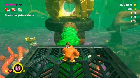 donkey kong bananza forest layer ancient record piece 1 location