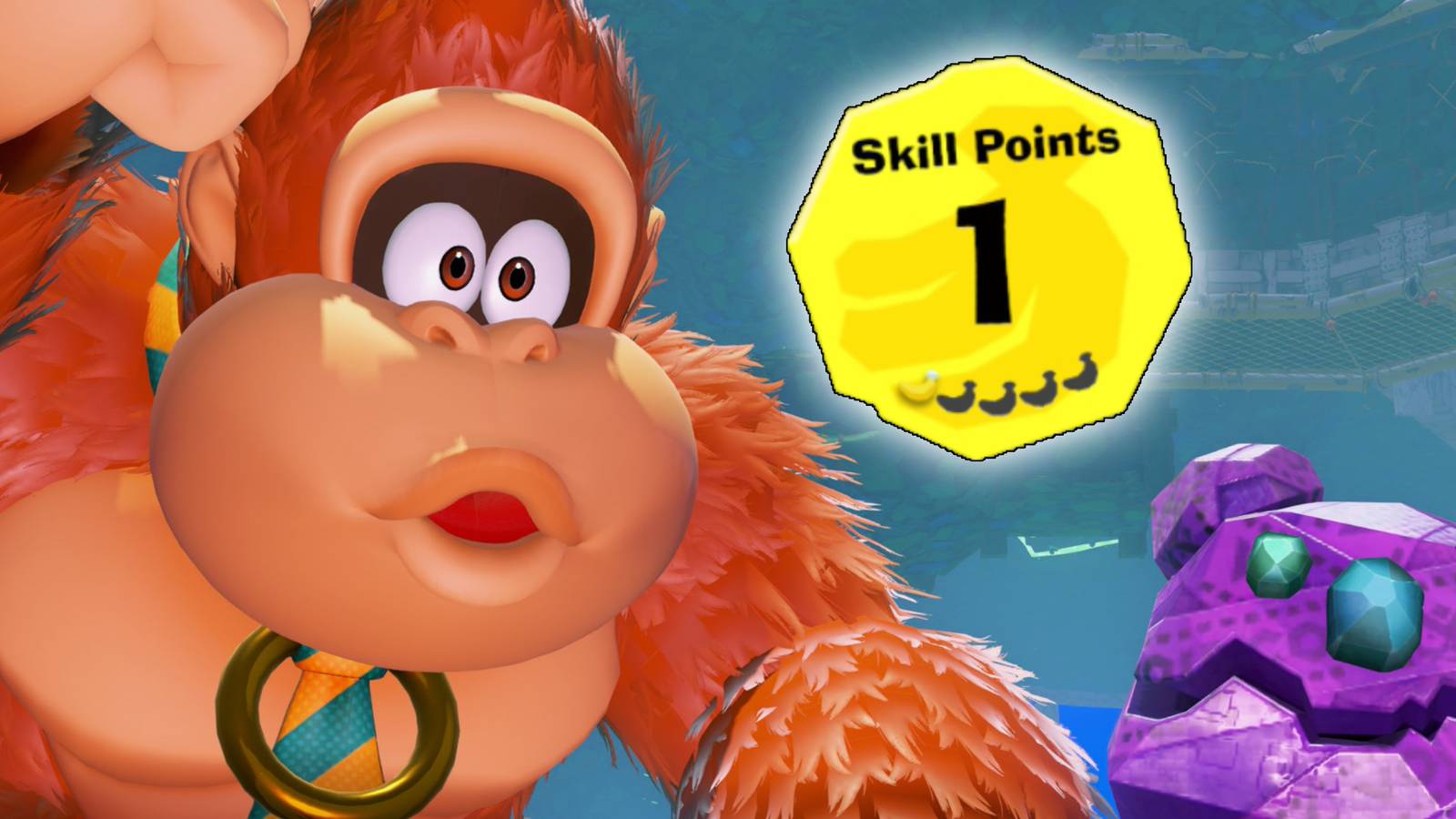 Donkey Kong Bananza Open Skill Tree Menu Skill Points