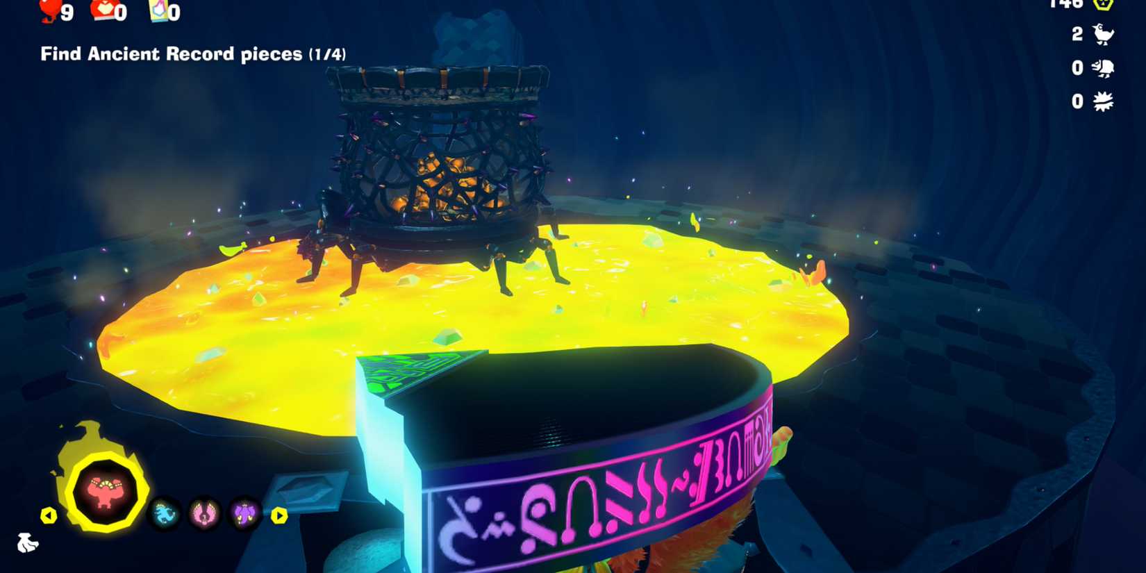 Donkey Kong Bananza Radiance Layer Snake Elder Ancient Record Pieces 2 Sizzling Sunbath