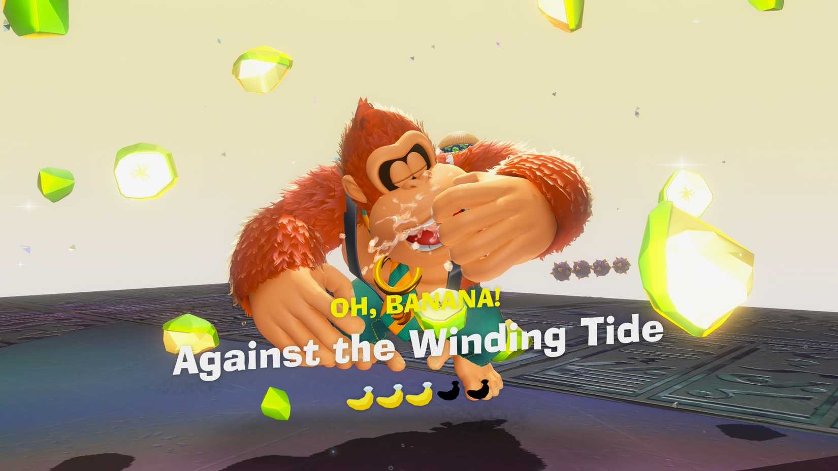 Donkey Kong Bananza Spiked Tide Slope Banana 2
