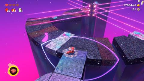 Donkey Kong Bananza Spinning Laser Zone Banana 2