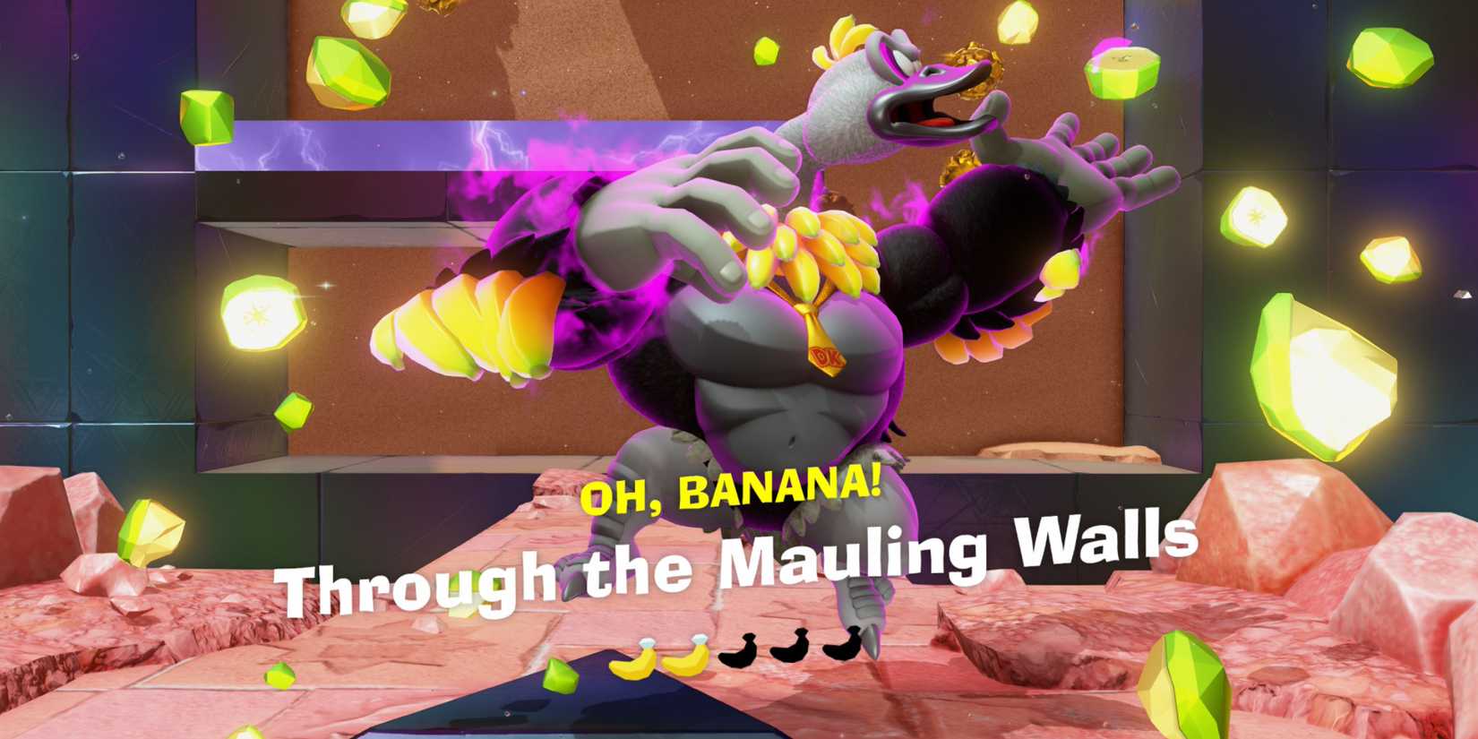 Donkey Kong Bananza Trap Filled Towers Bananas 1 Through The Mauling Walls