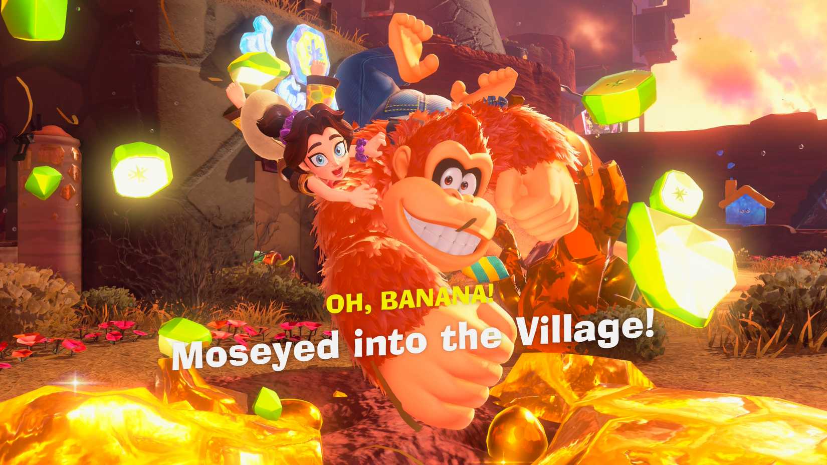 Donkey Kong Bananza_Moseyed into the Village