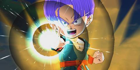 dragon ball fusions trunks attack