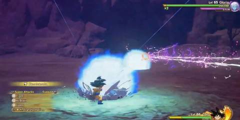 Dragon Ball Z Kakarot Adventure through the Demon Realm Glorio fight