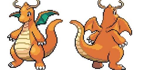 Dragonite Gen 5 sprites