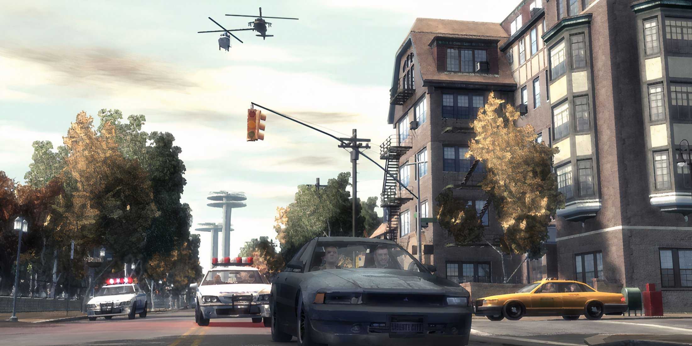 Driving in Grand Theft Auto 4 (PS3)