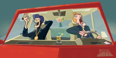 Driving in Manual Samuel