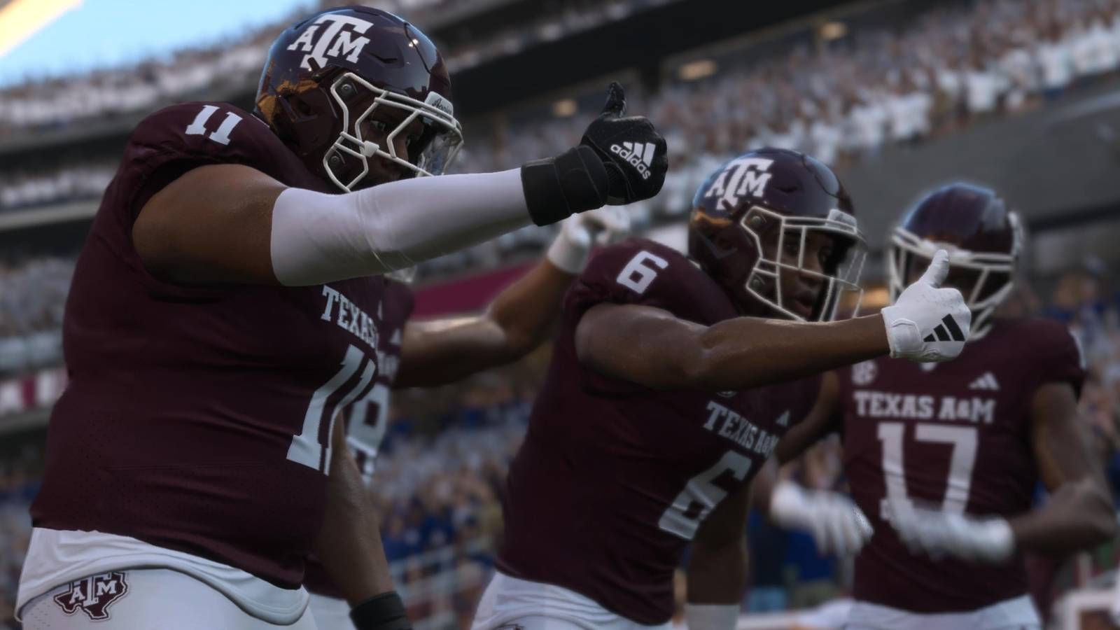 EA Sports College Football 26 Aggies TAMU Header