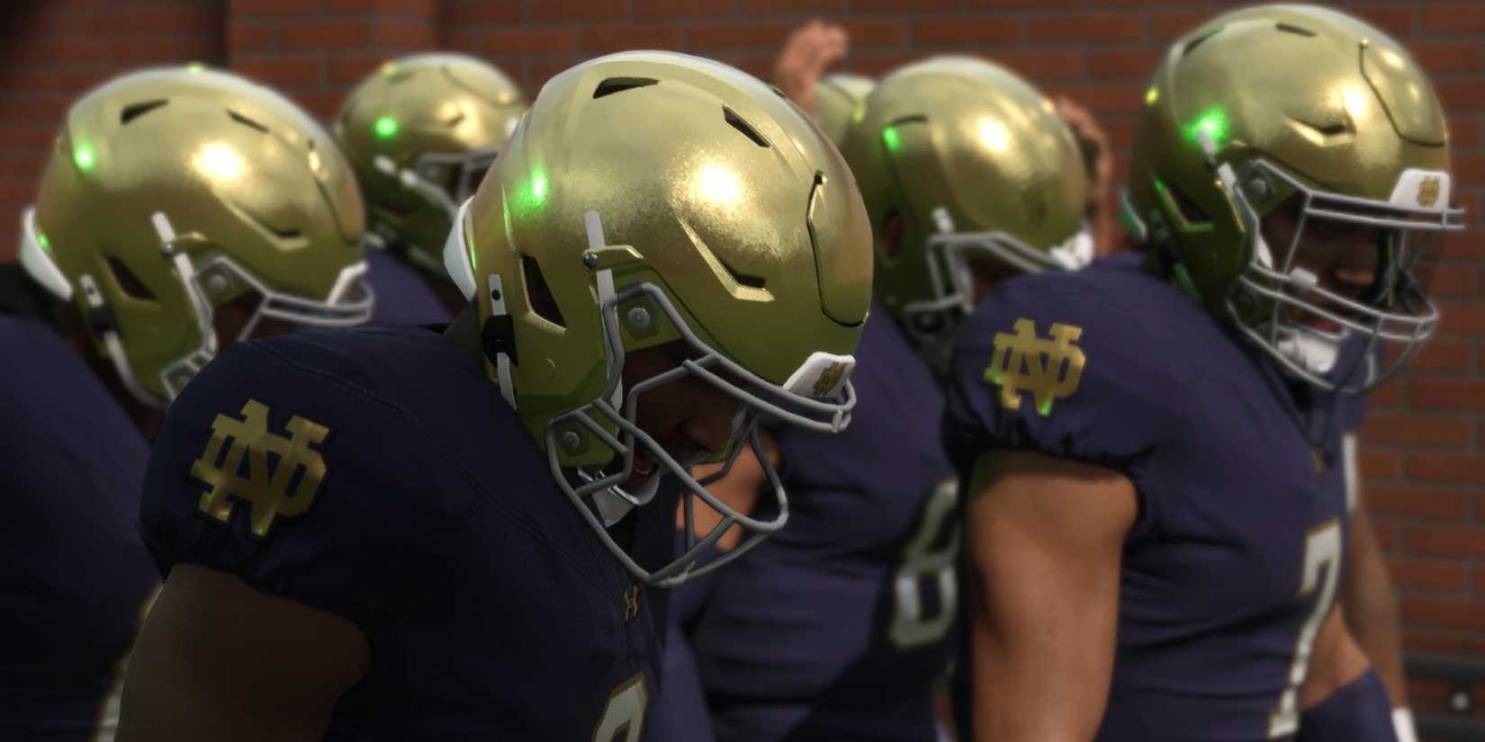 EA Sports College Football 26 Notre Dame Header