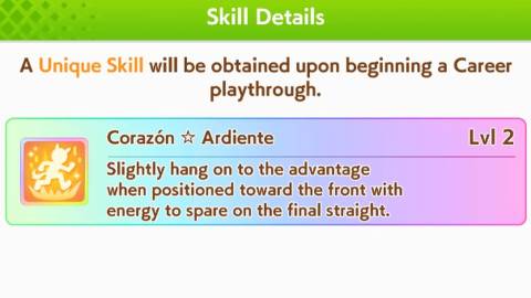 El Condor Pasa Skills Umamusume