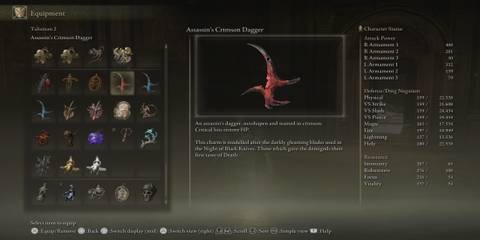 Elden Ring Assassin's Crimson Blade