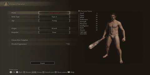 Elden Ring default wretch