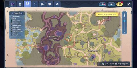 Elderwood Rummage Pile map location in Palia