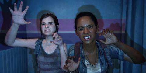 Ellie and her friend in the DLC campaign - The Last Of Us Part 1