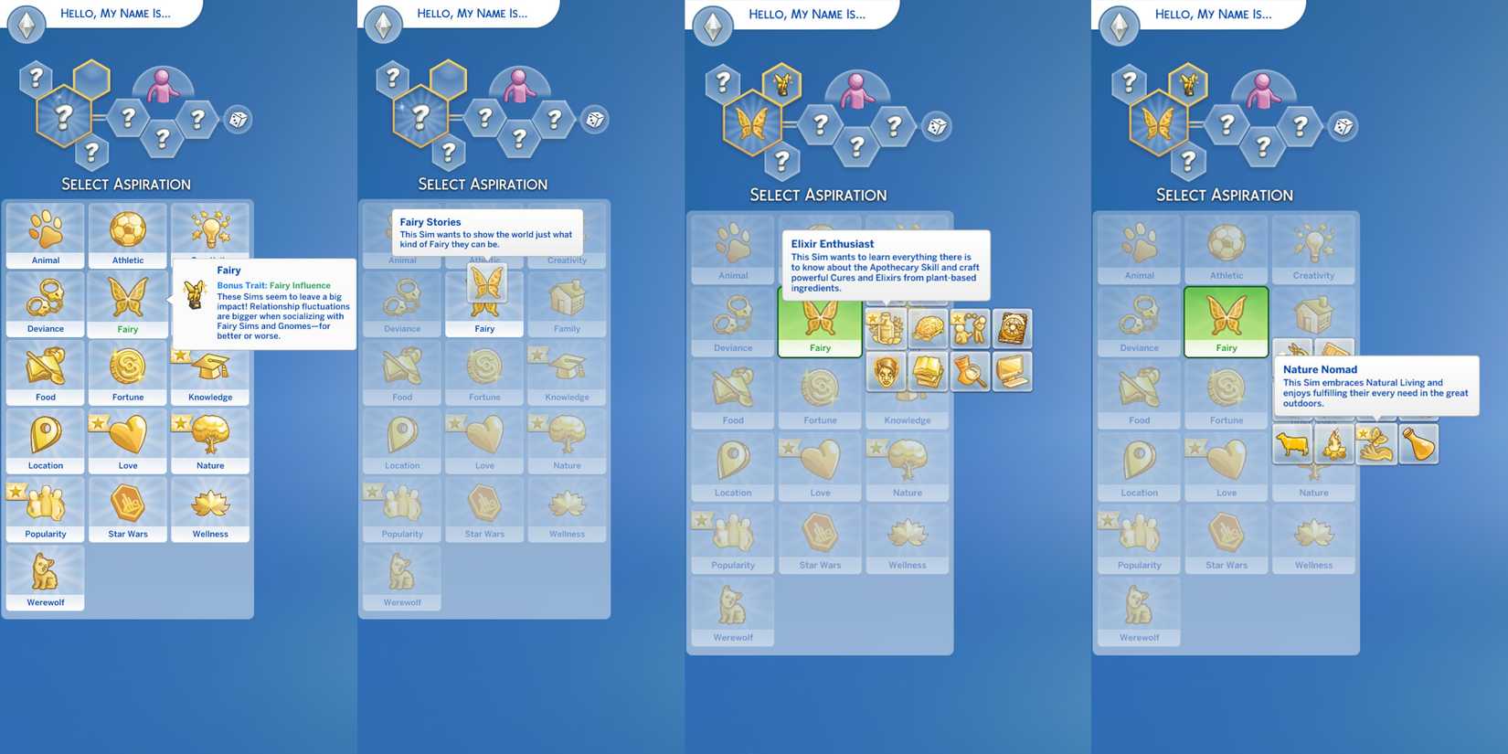 enchanted by nature new aspirations in the sims 4