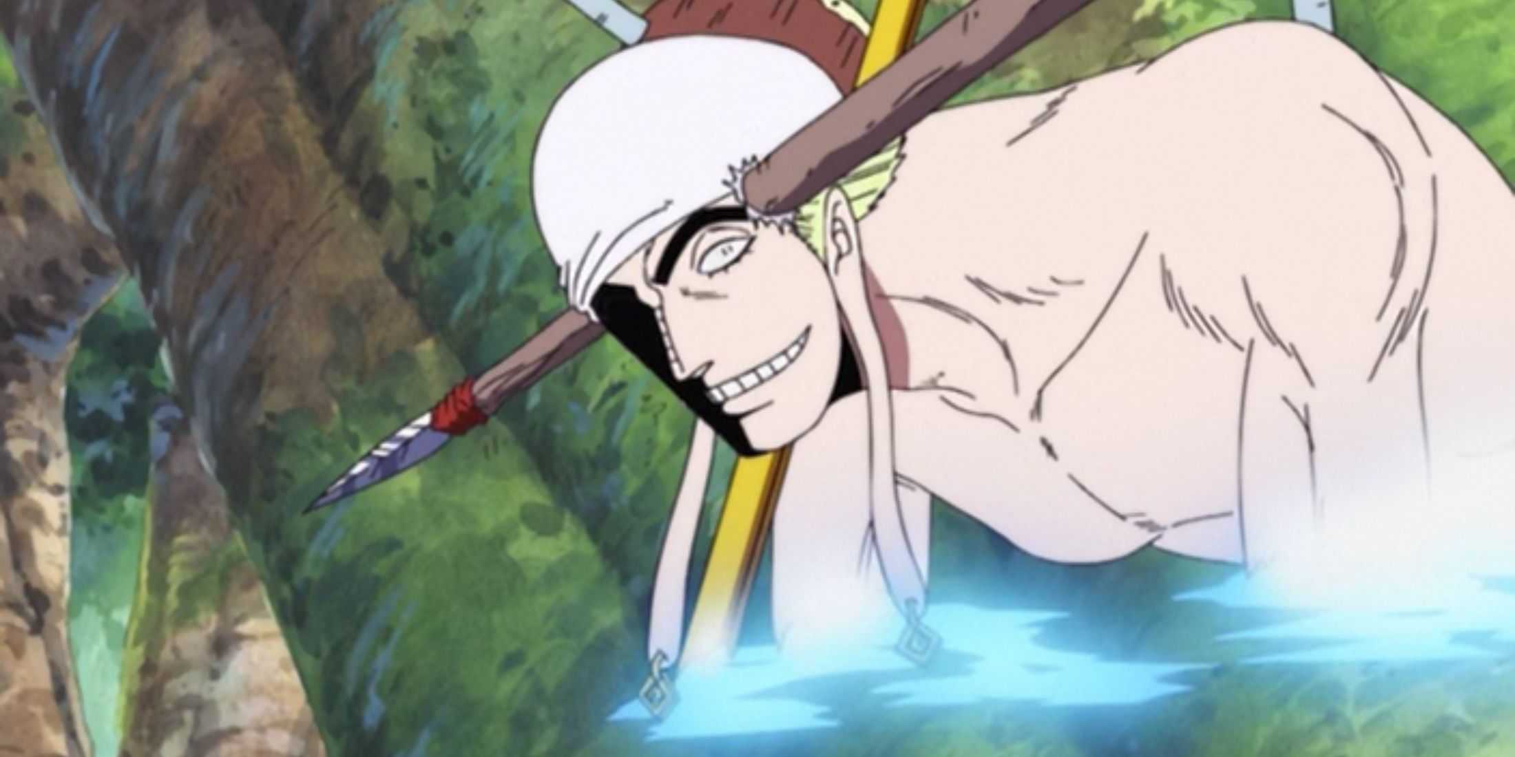 Enel uses his Haki and Devil Fruit to avoid attacks.