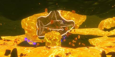 Enguarde the Swordfish fossil in Donkey Kong Bananza