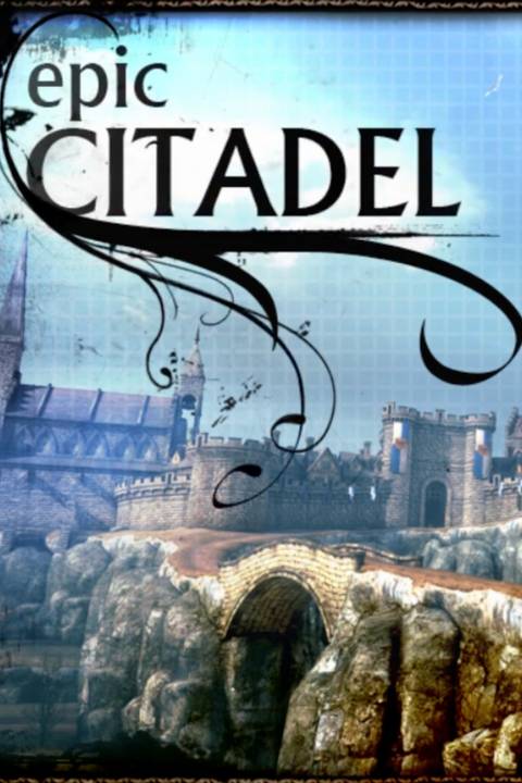 Epic Citadel video game cover art tag