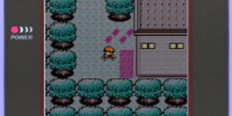 Ethan riding his bike at night - Pokemon Gold and Silver