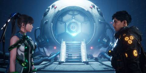 Eve talking to Adam - Stellar Blade