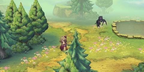 Exploring a dungeon in The Legend Of Legacy