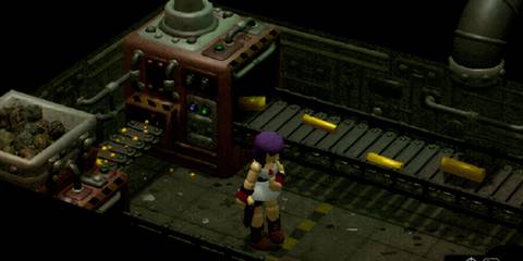 Exploring a factory in Crow Country