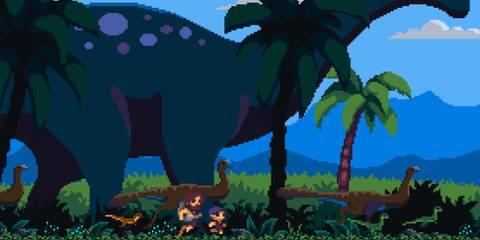 Exploring a level in Primal Planet