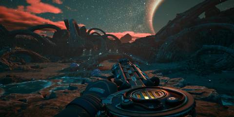 Exploring a vast open map - The Outer Worlds 2