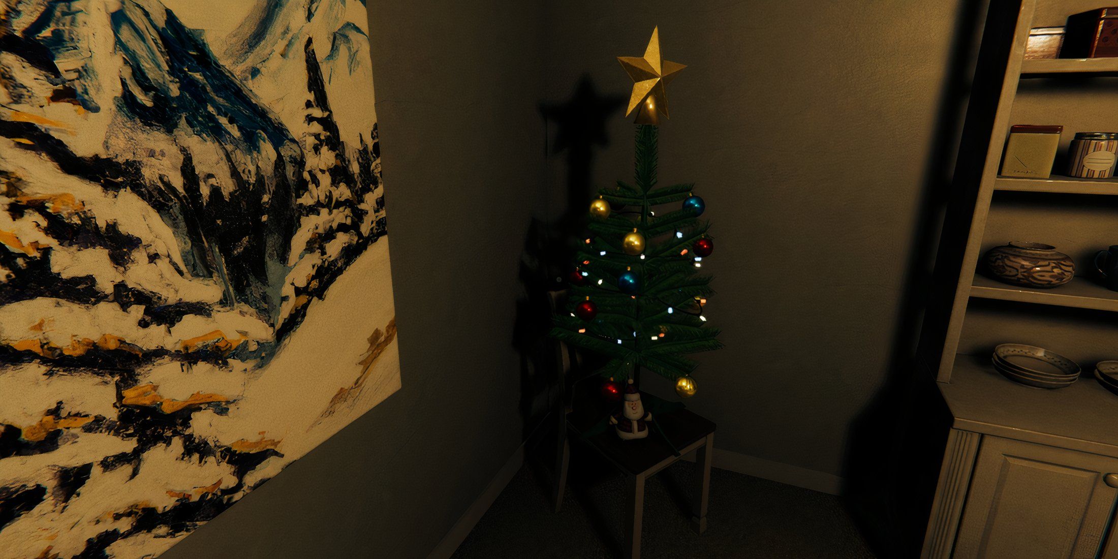 Exploring your apartment in Among Ashes