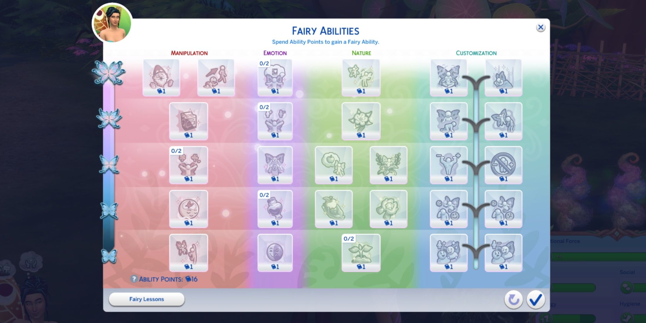 fairy ability tree the sims 4