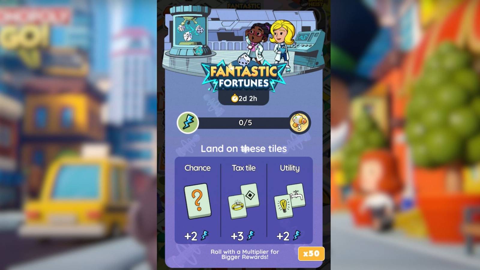 fantastic fortunes monopoly go