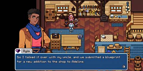 fields-of-mistria-ryis-carpenter-shop-upgrade-cutscene