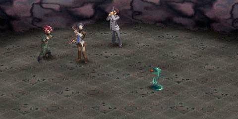 Fighting a battle in Persona 2 Eternal Punishment