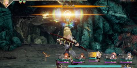 Fighting a battle in Romancing SaGa 2 Revenge Of The Seven