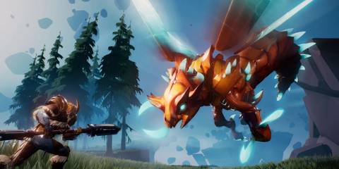 Fighting a monster in Dauntless
