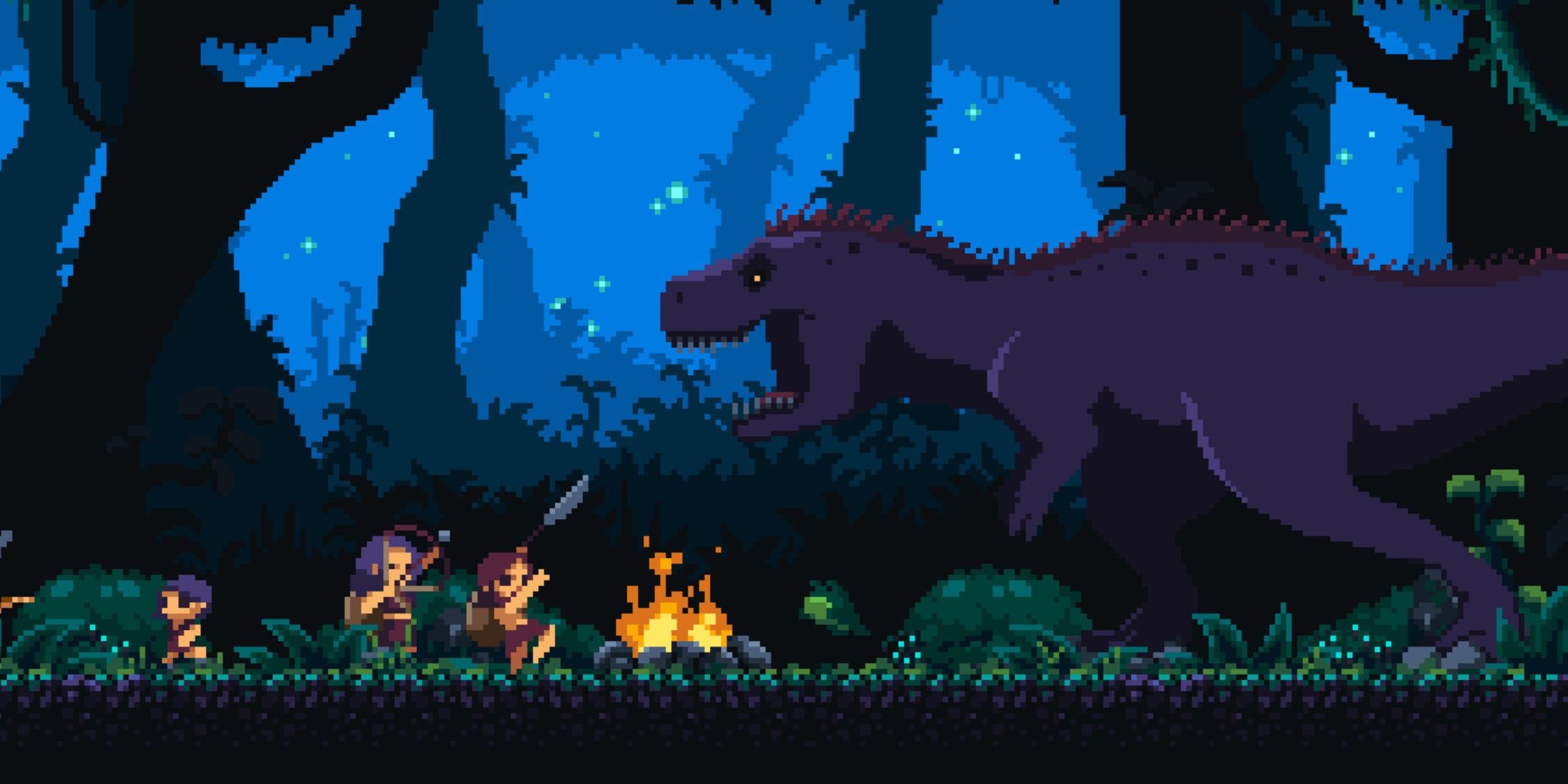 Fighting a t-rex in Primal Planet