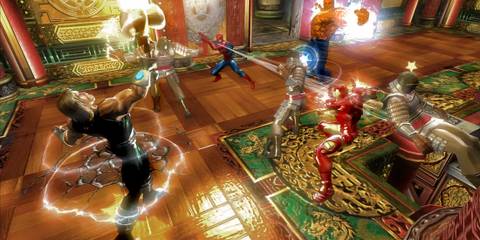 Fighting enemies as a group in Marvel Ultimate Alliance