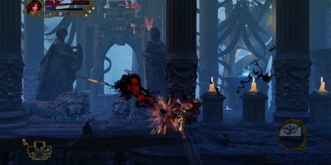 Fighting enemies in Abyss Odyssey