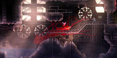 Fighting enemies in Carrion