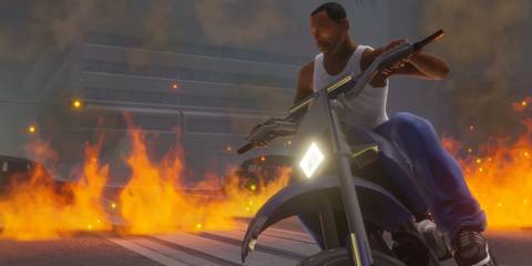 Fire in Grand Theft Auto San Andreas